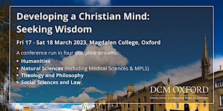 DCM Seeking Wisdom Conference 2023 primary image