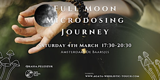 Full Moon Microdosing Journey with live music, Sat. 4th March, Amsterdam primary image