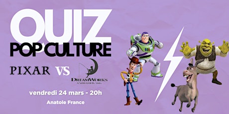 Quiz pop culture Pixar VS Dreamworks