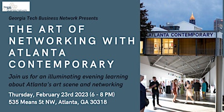 Primaire afbeelding van The Art of Networking with Atlanta Contemporary