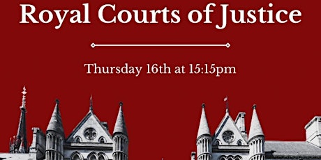 Royal Courts of Justice Tour primary image