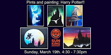 Pints and Painting: Harry Potter themes!