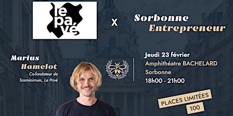 Hauptbild für Agir pour demain ! - Le Pavé x Sorbonne Entrepreneur