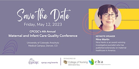 CPCQC's 4th Annual Maternal and Infant Care Quality Conference
