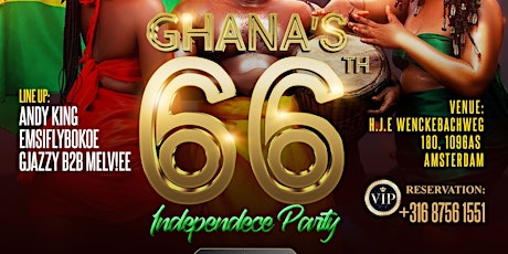 GoodVibes Amsterdam - Ghana Independence