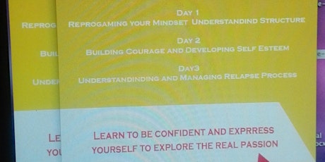 3Days Self Development Workshop: Learn To Be Confident and Express Yourself primary image