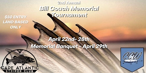 Cape Atlantic Striper Club - Bill Couch Memorial Tournament 2023