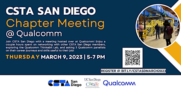 CSTA San Diego: Chapter Meeting @ Qualcomm