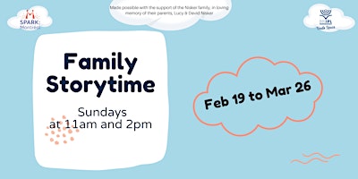 Family Storytime (Sundays)!