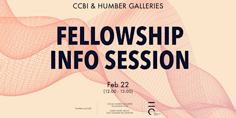 CCBI & Humber Galleries Fellowship Info Session primary image