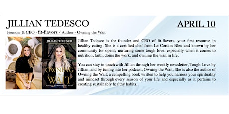 Corporate Faith - 2023 Business Speakers Series - Jillian Tedesco