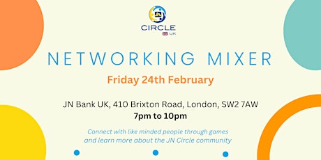 Imagen principal de JN CIRCLE UK: NETWORKING MIXER