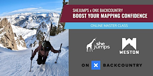 Imagen principal de SheJumps x onX Backcountry | Online | Boost Your Mapping Confidence