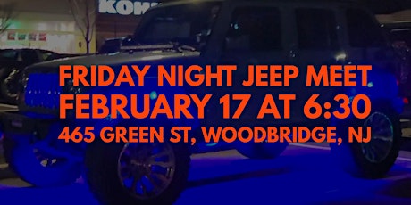 Friday Night Jeep Meet - Registration is optional primary image