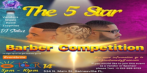 The 5 Star Amateur Barber Competition