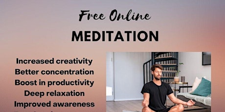 Free weekly online Meditation sessions