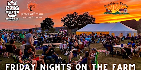 Immagine principale di Friday Nights at Donaldson Farms  w/ James Off Main & Jeff Bellfy 