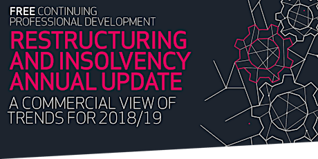 mlm Accomplish Seminar, Glasgow: Restructuring and Insolvency Annual Update: A Commercial View of Trends for 2018/19 primary image