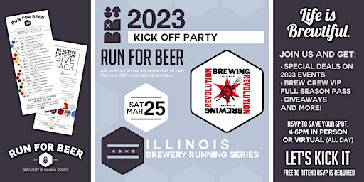 Kick Off Party I 2023 IL Brewery Running Series