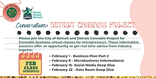 Detroit Cannabis Project February events primary image