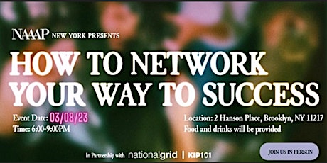 How to Network Your Way to Success primary image