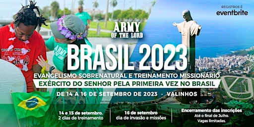 Imagen principal de 2023 ARMY OF THE LORD BRASIL/Escola de Evangelismo Sobrenatural e Invasão