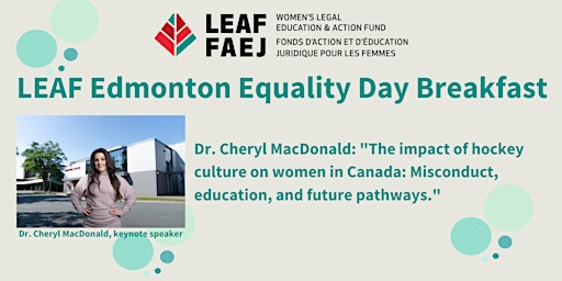 LEAF Edmonton's Equality Day Breakfast