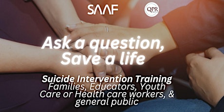 Ask A Question, Save a Life- QPR Suicide Prevention Training