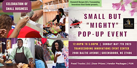 Small but "MIGHTY" -  Pop-Up Event