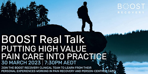 BOOST Real Talk: Putting High Value Pain Care into Practice