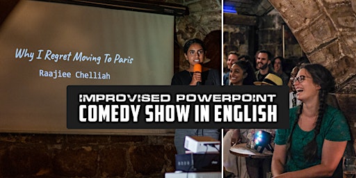 Improvised PowerPoint Comedy Show in English
