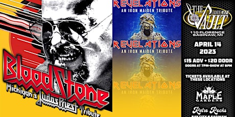 Bloodstone, Michigan's Judas Priest Tribute & Revelations, Iron Maiden Trib