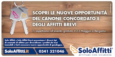SCOPRI LE NUOVE OPPORTUNITÀ DEL CANONE CONCORDATO E DEGLI AFFITTI BREVI SCOPRI LE NUOVE OPPORTUNITÀ DEL CANONE CONCORDATO E DEGLI AFFITTI BREVI