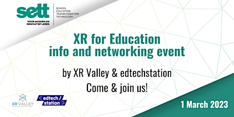 Primaire afbeelding van XR4education: info & networking event by XRvalley & edtechstation