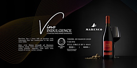 Hauptbild für Vino Indulgence A Curated Wine Dinner Experience
