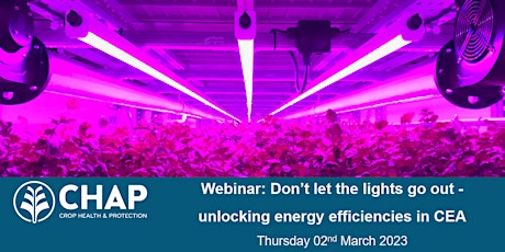 Don’t let the lights go out - unlocking energy efficiencies in CEA primary image