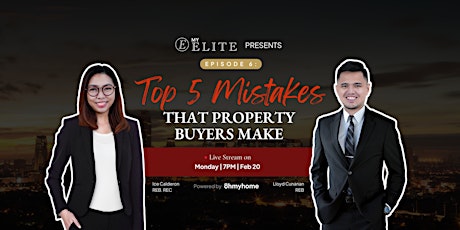 Imagen principal de myELITE Podcast - ep.6 Top 5 Mistakes That Property Buyers Make
