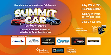 Imagem principal do evento Summit Car é muito mais que um mega feirão.