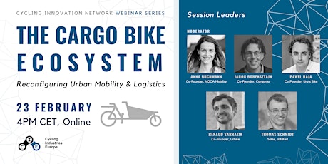 Imagem principal do evento The Cargo Bike Ecosystem – Reconfiguring Urban Mobility & Logistics