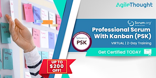 Professional Scrum with Kanban™ (PSK) Course June22 & 23, 2023 primary image