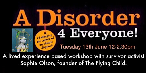 A  lived-experienced based workshop with survivor activist Sophie Olson. primary image
