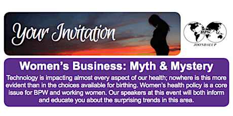 **THIS EVENT HAS BEEN CANCELLED** Women's Business: Myth & Mystery primary image