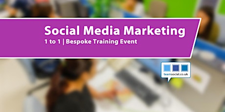 Social Media Marketing Training (London) 1 to 1 primary image