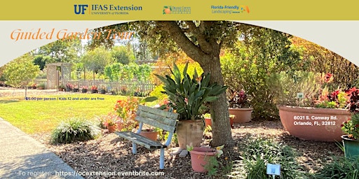 Guided Garden Tour: In-person event-April 18, 2023