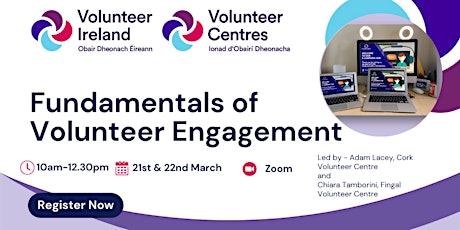 Hauptbild für Fundamentals of Volunteer Engagement (March 21st & 22nd)