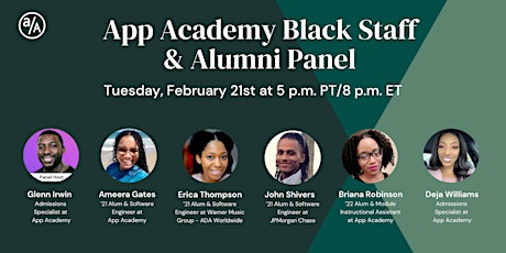 App Academy Black Staff & Alumni Panel