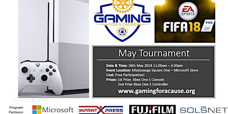 Gaming For A Cause - FIFA 18 - May Tournament primary image