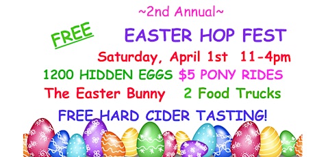 FREE!  2nd Annual Bees and Trees Farm Hop Fest!