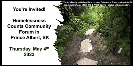 You're Invited! Community Forum on Homelessness in Prince Albert, SK.