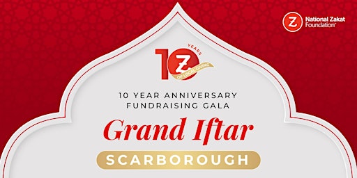 10 Year Anniversary Fundraising Gala Dinner - Scarborough